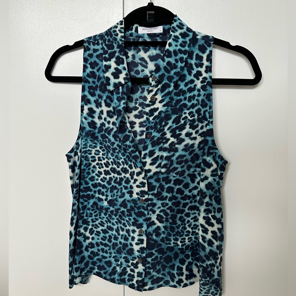 Equipment silk shirt